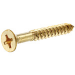 #4 x 1/2" Brass Flat Phillips Wood Screw