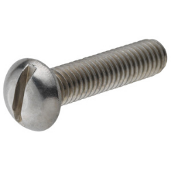 5/16"-18 x 3/4" Slotted Round Head Machine Screw