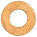 #4 Brass Flat Washer