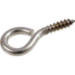 #8 x 1-5/8" Stainless Steel Screw Eye