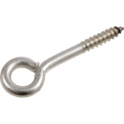 5/16" x 4" Stainless Steel Screw Eye