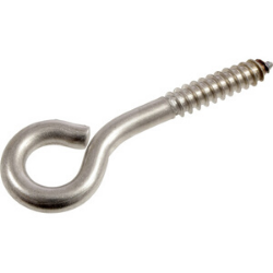 3/8" x 4-1/2" Stainless Steel Screw Eye