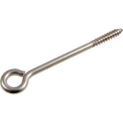 1/4" x 5" Stainless Steel Screw Eye