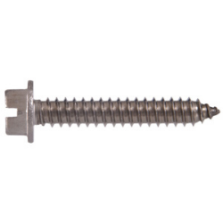 #10 x 2" SS Hex Washer Head Sheet Metal Screw