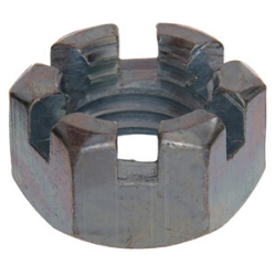 1/2"-13 USS Coarse Slotted Hex Nut