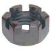 9/16"-12 USS Coarse Slotted Hex Nut