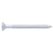 3/16" x 1-3/4" White Flat Phillips Head Procon Screw