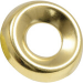 #4 Brass-Plated Steel Finishing Washer