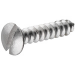 #4 x 3/8" Aluminum Oval Head Sheet Metal Screw