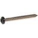 #8 x 1/2" SS Black Phillips Pan Head Sheet Metal Screw