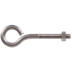 5/16"-18 x 4" Stainless Steel Eye Bolt with Nut