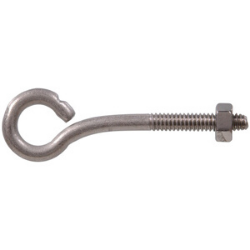 1/4"-20 x 3" Stainless Steel Eye Bolt with Nut