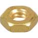 1/4"-20 Brass Hex Nut