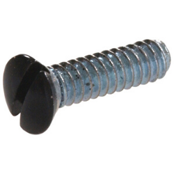 #6-32 x 1/2" Black Electrical Switch Plate Screw