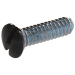 #6-32 x 1/2" Black Electrical Switch Plate Screw