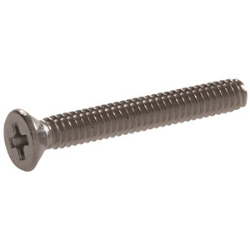 #3-48 x 1/2" SS Flat Phillips Machine Screw