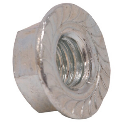 1/4"-20 Serrated Nut