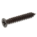 #6 x 3/4" Flat Head Black Decor Screw