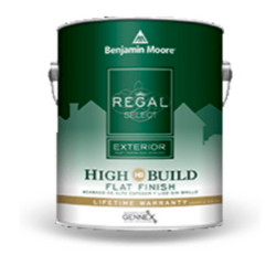 Regal Select Flat Exterior High Build White Base- 1 Gallon