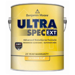 Ultra Spec Exterior Flat Paint White Base - 1 Gallon