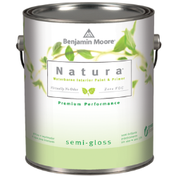 Natura Interior Semi-Gloss Paint White Base - 1 Gallon