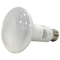 LED Bulb, 120 V, 9 W, BR30 Lamp, Warm White Light