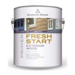 Fresh Start MoorWhite Exterior Wood Primer, Gray - 1 Gallon