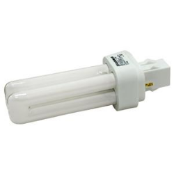 Double Tube Compact Fluorescent Bulb, 13 W, GX23