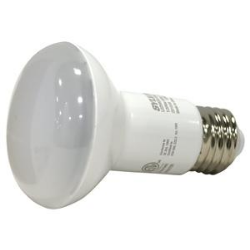 LED Bulb, 120 V, 5 W, R20 Lamp, Cool White Light