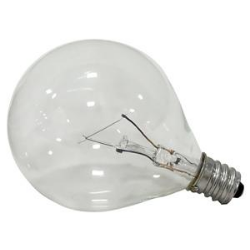 Decorative Incandescent Lamp, 25 W, Candelabra