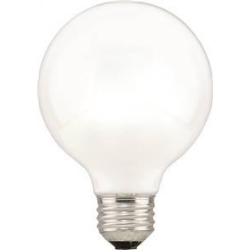 Decorative Incandescent Lamp, 40 W, G25 Lamp, Medium