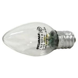 LED Lamp, 120 V, 0.6 W, C7 Lamp