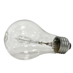 General-Purpose Halogen Lamp, 53 W, A19, Medium E26