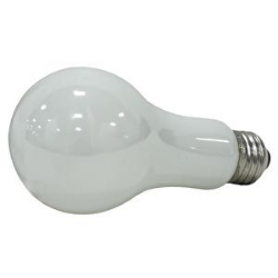 Incandescent Light Bulb, 200 W, A21 Lamp, Medium E26