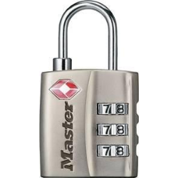 Metal Combination Luggage Lock, 1-3/16" x 3/4"