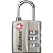 Metal Combination Luggage Lock, 1-3/16" x 3/4"