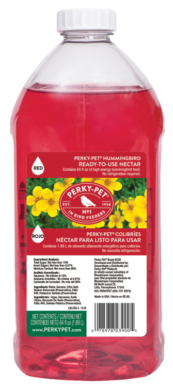 Ready-to-Use Nectar, Liquid, 64 oz Bottle