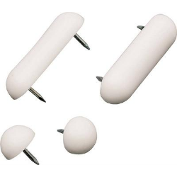 White Plastic Seat Bumper Set