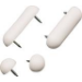 White Plastic Seat Bumper Set