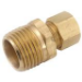 Connector, 3/8 in Compression, 3/8 in Male