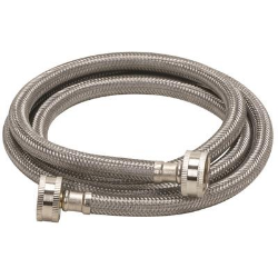 3/4" x 3/4" x 60" Stainless Steel Washing Machine Hose