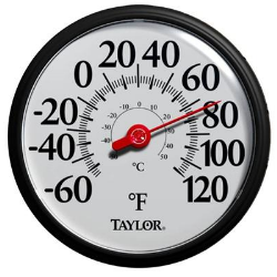 12" Thermometer, -60 to 120 deg F