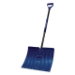 18" Blue Aluminum Snow Shovel with Sleeve