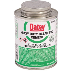 Clear Solvent Cement, 16 oz Can