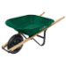 4 Cu-Ft. Green Steel Wheelbarrow