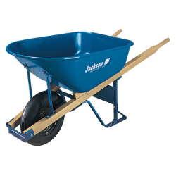 6 Cu. Ft. Jackson Steel Contractor Wheelbarrow