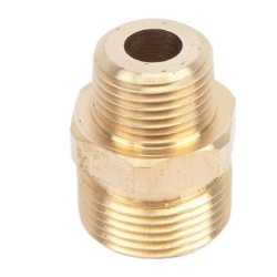 M22M x 3/8" MNPT Screw Nipple, 5800 PSI