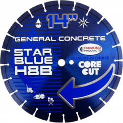 14 x .125 x 1 Star Blue High Speed Diamond Blade