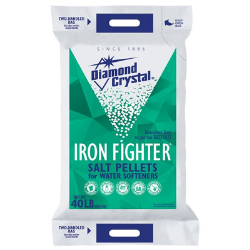 Diamond Crystal Iron Fighter Salt Pellets, 40 lb Bag