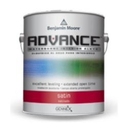 ADVANCE WB Alkyd Satin White Base Paint - 1 Gallon